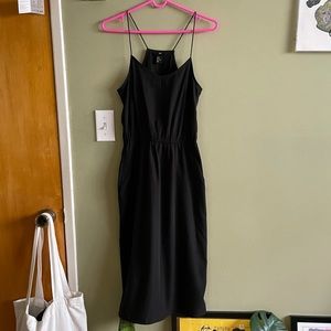 H&Mc strappy, midi dress.